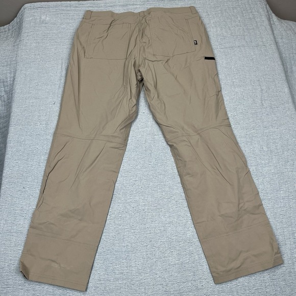 REI Men's‎ Sahara Path Pant Size 36X30 Tan Hiking Stretch Straight Leg - Picture 2 of 10